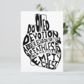 lege borst : anatomisch hart kaart (Staand voorkant)