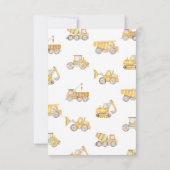 Lege bouwpartij Dank u wel kaarten (Achterkant)