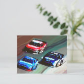 Lege Briefkaarten op "Race Day" (Staand voorkant)