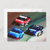 Lege Briefkaarten op "Race Day" (Voorkant / Achterkant)