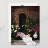 Lege broodje Pasen Feestdagenkaart (Voorkant / Achterkant)