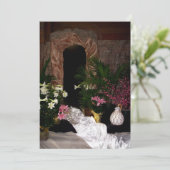 Lege broodje Pasen Feestdagenkaart (Staand voorkant)