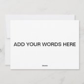 Lege broodje Pasen Feestdagenkaart (Achterkant)