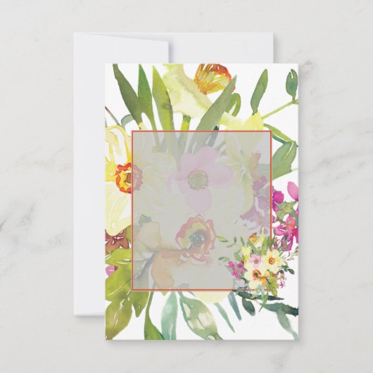 Lege bruidsschat bruiloft kaart (Voorkant)