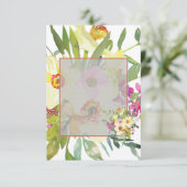 Lege bruidsschat bruiloft kaart (Staand voorkant)