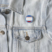 Lege Button van Campagne Stars Stripes Glitter (In situ)