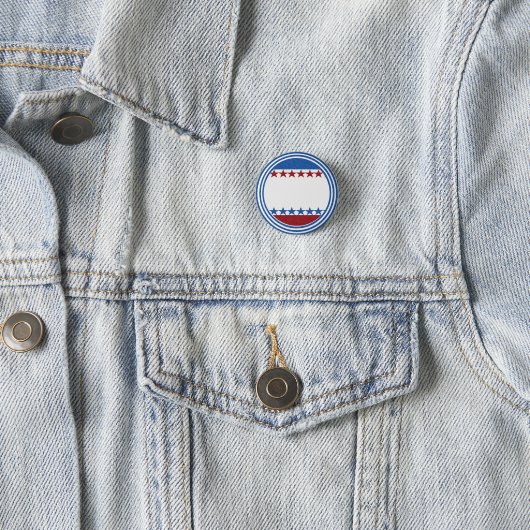 Lege Button van Campagne Stars Stripes Glitter (In situ)