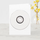 Lege CD Wenskaarten Kaart (Gele Bloem)