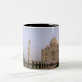Lege Charbagh-tuinen op de Taj Mahal in de Tweekleurige Koffiemok (Center)