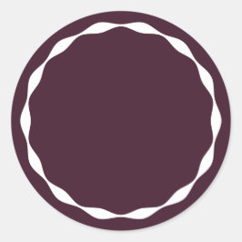 Lege cirkel op maat gemaakte kruidensticker ronde sticker