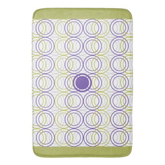 Lege cirkels badmat (Voorkant Verticaal)