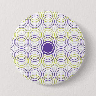 Lege cirkels ronde button 7,6 cm