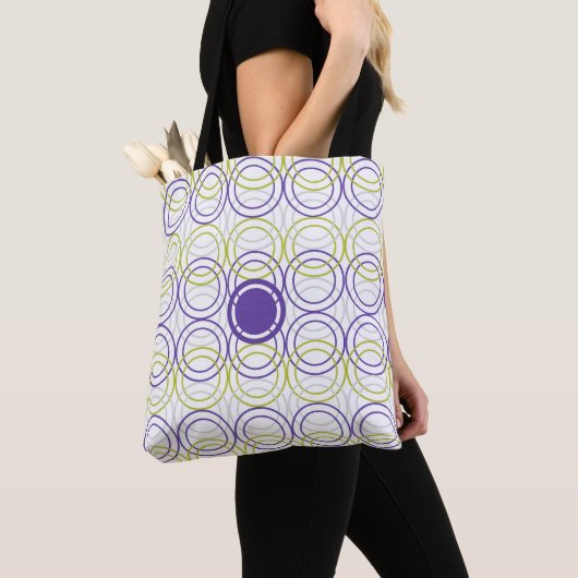 Lege cirkels tote bag (Dichtbij)
