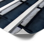 Lege college football stadionstoelen poster (Hoek)