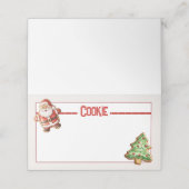 Lege Cookie Label Tenten Plaatskaartje (Buitenkant ongevouwen)