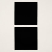 Lege Creëer Uw Eigen Aangepast Vierkante Visitekaartjes (Voorkant /achterkant)