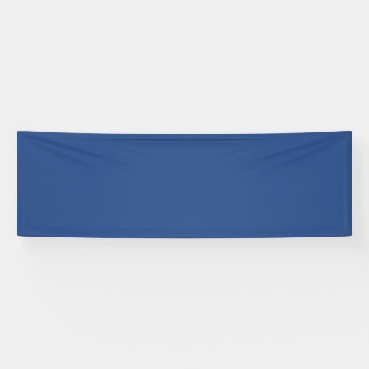 Lege Creëer Uw Eigen - Deep Blue Spandoek (Horizontaal)