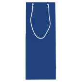 Lege Creëer Uw Eigen - Deep Blue Wijn Cadeautas (Achterkant)