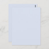 Lege Creëer Uw Eigen Papier Briefkaart (Voorkant / Achterkant)