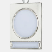 Lege Creëer Uw Eigen Papier Verzilverd Banner Ornament (Links)