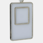 Lege Creëer Uw Eigen Papier Verzilverd Omlijst Ornament (Rechts)