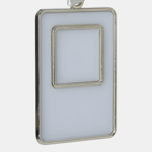 Lege Creëer Uw Eigen Papier Verzilverd Omlijst Ornament (Rechts)