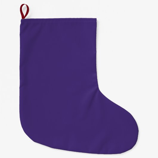 Lege Creëer Uw Eigen - Violet Grote Kerstsok (Voorkant)