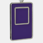 Lege Creëer Uw Eigen - Violet Verzilverd Omlijst Ornament (Rechts)