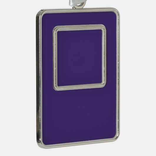 Lege Creëer Uw Eigen - Violet Verzilverd Omlijst Ornament (Rechts)