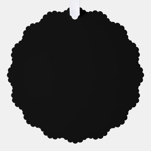 Lege Creëer Uw Eigen - Zwart Ornament Kaart (Voorkant)