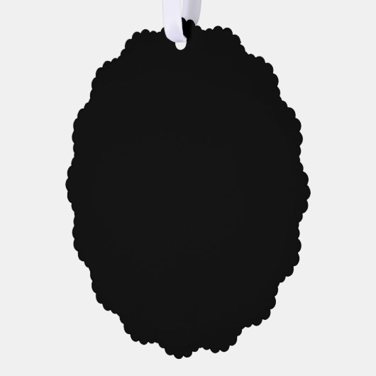 Lege Creëer Uw Eigen - Zwart Ornament Kaart (Links)