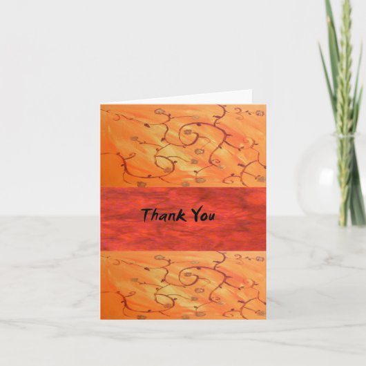 Lege Dank u Kaart Nota (Voorkant)