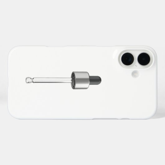 Lege druppelpipet Case-Mate iPhone case (Achterkant (horizontaal))