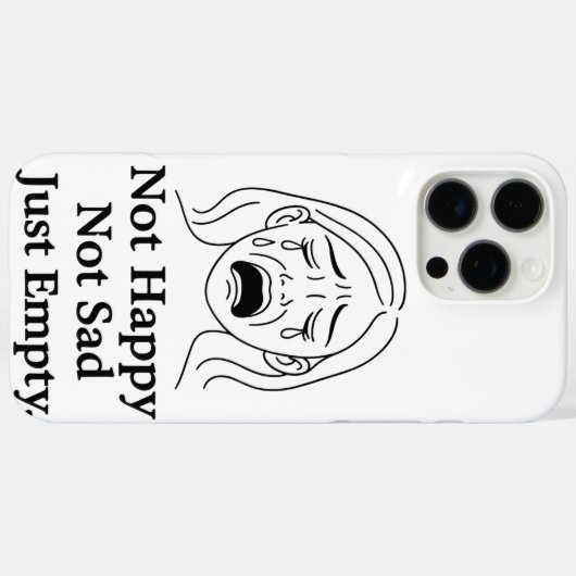 Lege echo's Case-Mate iPhone case (Achterkant (horizontaal))