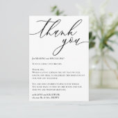 Lege eenvoudige handtekening Aangepaste foto Harte Informatiekaartje (Staand voorkant)