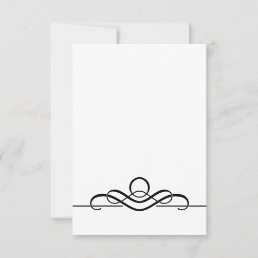 , lege, eenvoudige plaatskaart met envelop (Voorkant)