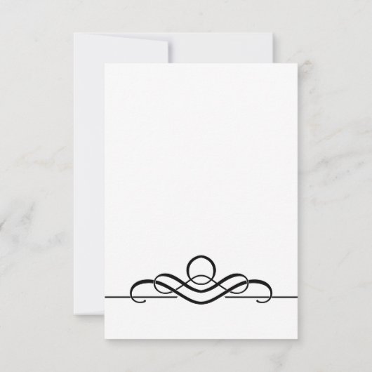 , lege, eenvoudige plaatskaart met envelop (Achterkant)