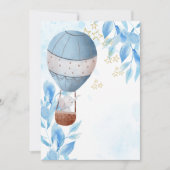 Lege Eigen Olifant Heet Lucht Ballon Toevoegen  Kaart (Voorkant)