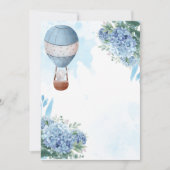 Lege Eigen Olifant Heet Luchtballon Toevoegen  Kaart (Voorkant)