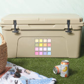 Lege etiketten schrijfbare pastelkleur Mini Planne Sticker (Koeler)