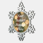 Lege feestdag Snowflake Ornament (Rechts)