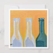 lege fles kaart (Voorkant)