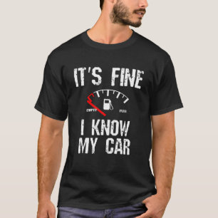 Lege gassnelheid Het is goed dat ik mijn auto laag T-shirt