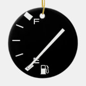 Lege gastank keramisch ornament (Voorkant)