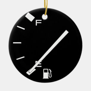 Lege gastank keramisch ornament