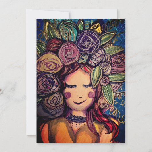 Lege gelukwenskaart kaart (Voorkant)