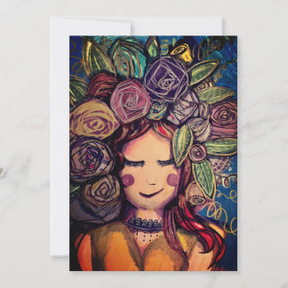 Lege gelukwenskaart kaart