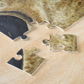 Lege gepande weg legpuzzel (Zijkant)