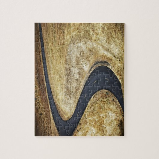 Lege gepande weg legpuzzel (Verticaal)