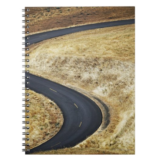 Lege gepande weg notitieboek (Voorkant)